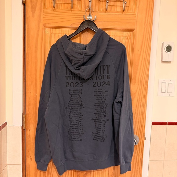 Taylor Swift The Eras Tour Hoodie - Dark Gray - Picture 4 of 4